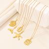 1Pc Waterproof Summer Ocean Animal Starfish Conch Shell Pendant Necklaces Sea Wave Mermaid Tail Aesthetic Collares Jewelry