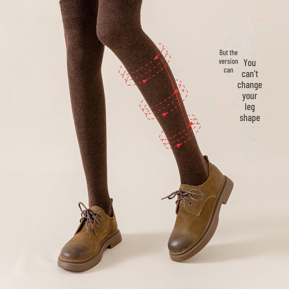 Dámské dlouhé ponožky z čisté bavlny: Nad koleno, Černý sportovní, Jarní a Podzimní JK styly