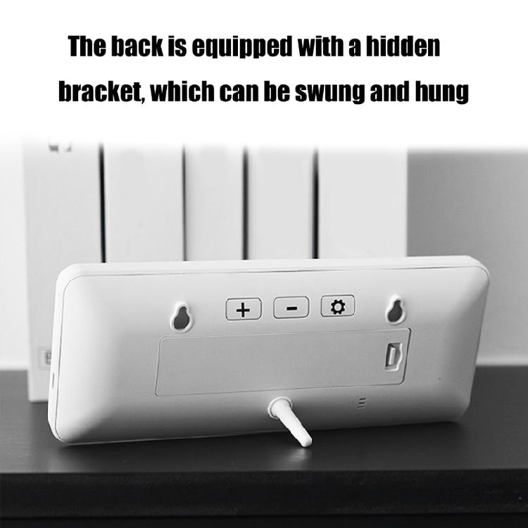 LCD Electronic Clock with Easy to Read Temperature Display Suitable for Modern Lifestyle Easily Setting Clock Decors