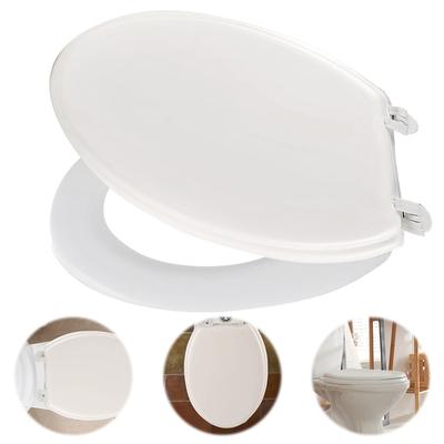 Comfortable Toilet Seat Cover Seats Round Soft Close Toilet Seat Quick-Release Slow Close Toilet Seat Cover Bathroom Accessories
