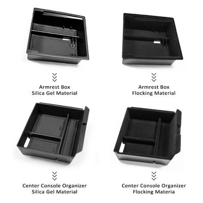 Center Console Organizer Storage Box Replacement for Tesla Model 3 2024 Silica Gel Material