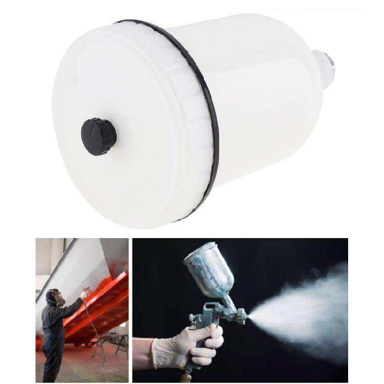 600ml Spray Cup Side Feed Paint Cup Side Feed Plastic Paint Cup for Spray Guns