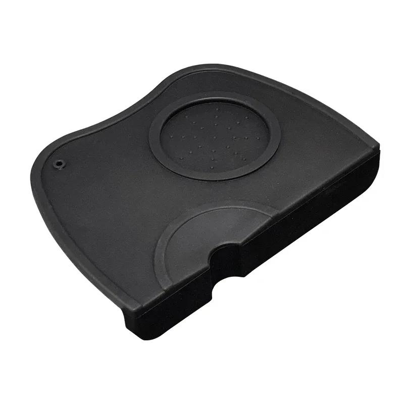 Coffee Powder Pad Non-Slip Silicone Tamping Station Espresso Mat for Home Cafe Barista Tools Black Accessories Kitchen Supplies