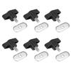6Pcs Kayak Screws Nut Hardware Boats Screw Mounting Nut Kayak Track Rail Mounting Screws Nut Fishing Boats Accessories