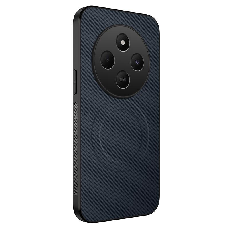 For OPPO F27 K12 Luxury Carbon Fiber Matte Armor Phone Case For OPPO K12 Plus Car Magnetic Shockproof Cover For OPPO K12 Cases