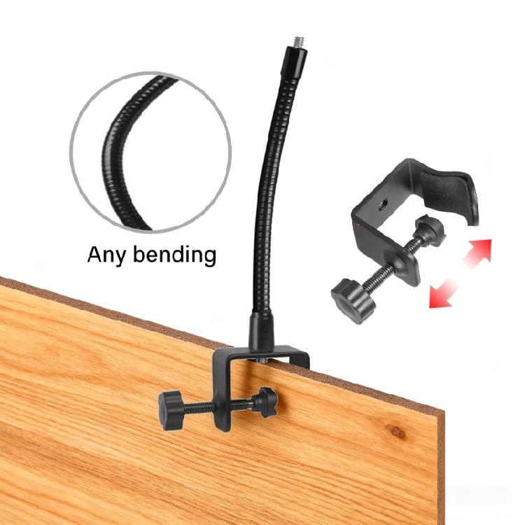 Rotatable Magnetic Compatible Clamping Bracket with 20/30/40/50cm OptionalHose for Photography Equipment