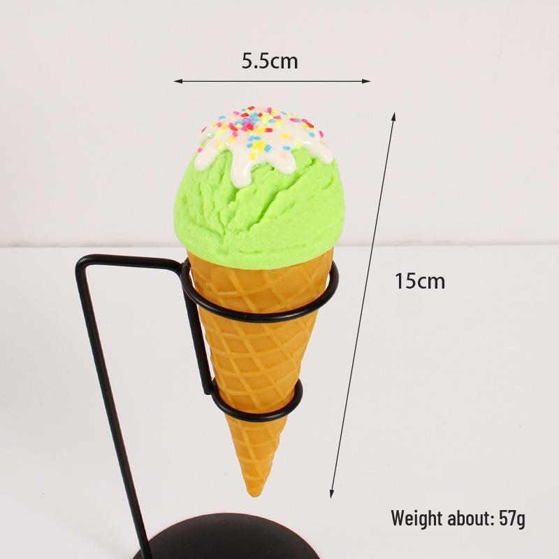 PVC Faux Ice Cream Cone for Display & Play