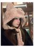 Fluffy Cartoon Pig Plush Hat - Warm and Cozy Winter Headwear