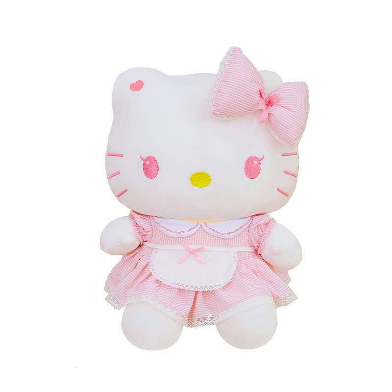 Hello Kitty Kuscheltier aus kurzem Plüschstoff für Schlafzimmer und Spielzimmer