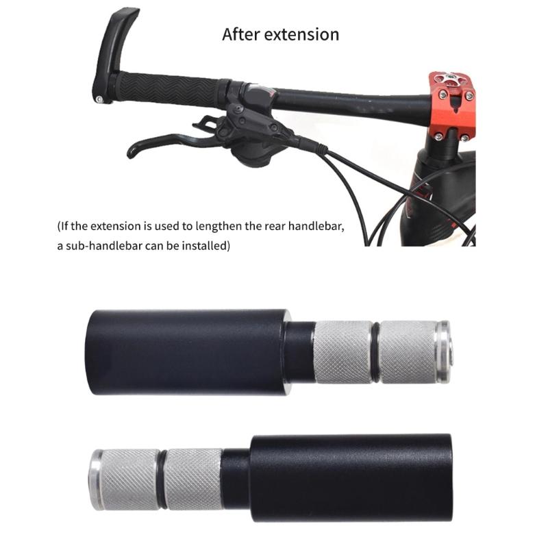 2pcs Bike Handlebars Extenders Aluminum Alloys Bicycles Handlebars Extenders for Enhancing Comfortable and Stability