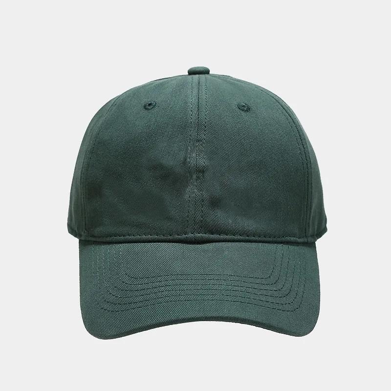 2025 Unisex Custom Solid Color Soft Top Baseball Cap Trendy Casual Snapback Hat Slimming Face Design