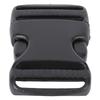 5Pcs Quick Release Buckle Plastic Dual Adjustable Strap Buckles Replacement DIY Craft for Backpack Black