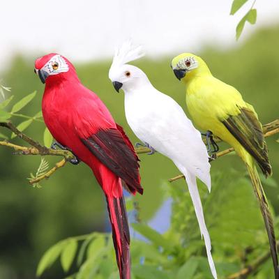 Simulation Parrot Garden Decoration Creative Lawn Figurine Ornament Animal Bird Outdoor Garden Party Home Garden Decor