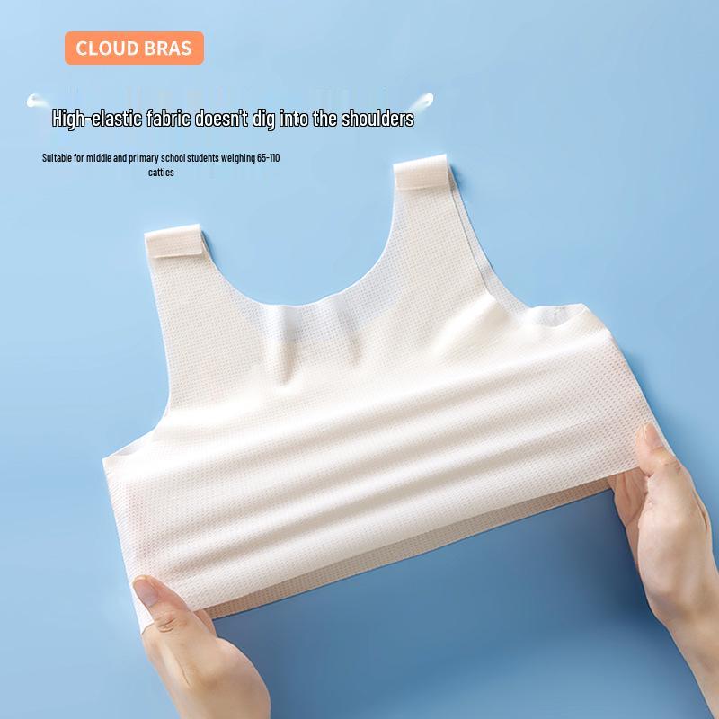 Girls' Summer Thin Style Training Bra for Puberty, Ages 12+