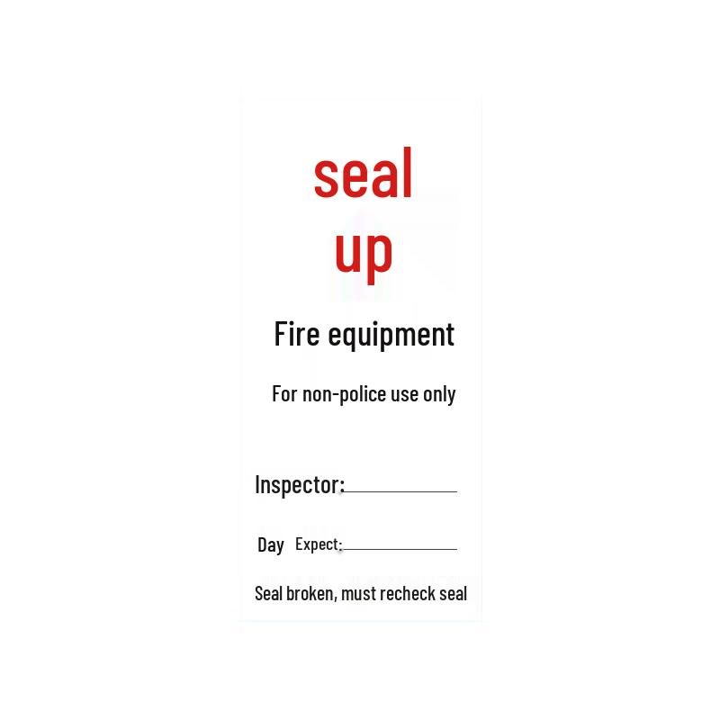 Haisidik HKL-234 Fire Hydrant Inspection Seal Labels Fire Hydrant Seal