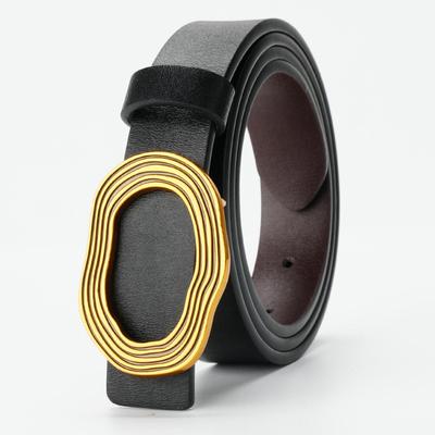 Belt Ladies Decorative Fine Belt Versatile Dress New Skirt Smooth Buckle Women'S Belt