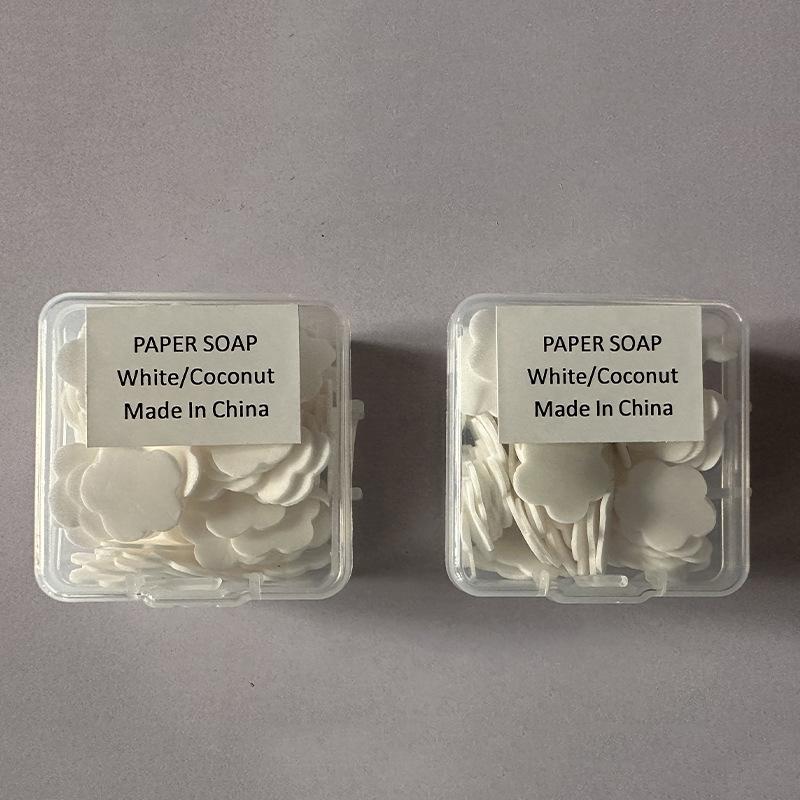 50pcs/box New Cloud Shape Disposable Hand Soop Flake Business Trip Travel Portable Hand Cleansing Soap Tablets Hand Soap