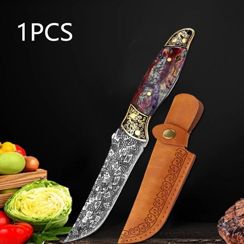 WXCOO Fleischzerlegemesser Edelstahl Kochklinge Exquisite Küchenmesser Obst Gemüse Schneiden Metzger Messer