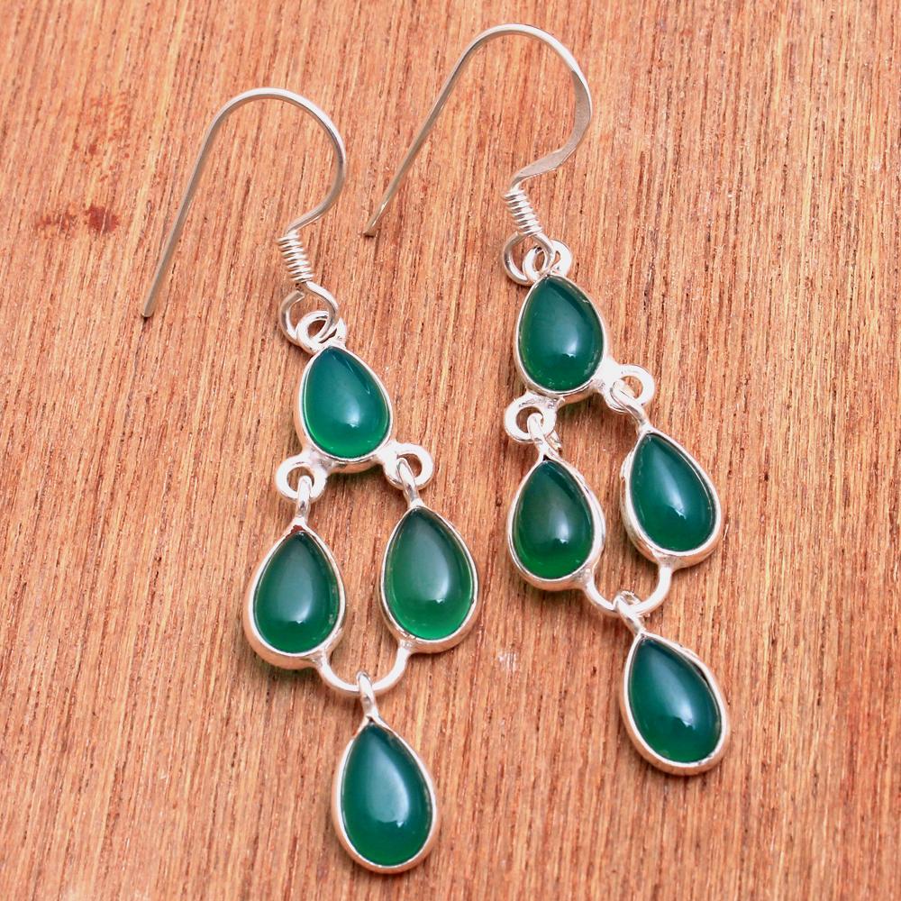 Amethyst Silber Damenohrring, Silberschmuck, 925 Sterlingsilber handgefertigter Schmuck, Geschenke für sie, Hängeohrring