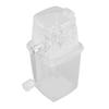 Manueller Eiscrusher Klein Tragbarer Hobel Handbetriebene Schneeeiskonus-Maschine für Zuhause Transparent