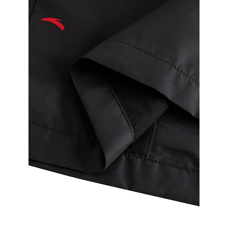 Anta Men's Water-Repellent Fleece-Lined Stand Collar Jacket