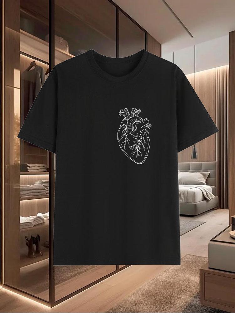 Summer Men's Pure - Cotton T - Shirts Sleeve Design Offering a Casual Versatile and Trendy Look as an Upper Garment