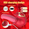 Tongue Licking Vibrator for Women G Spot Dildo Vibrating Masturbator Realistic Silicone Waterproof Adult Sex Toys