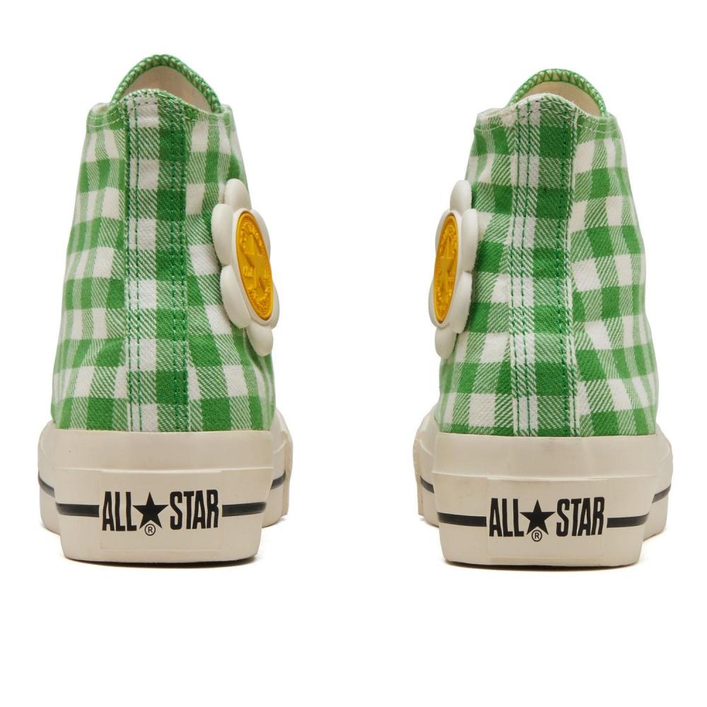 Converse All Star Plts Flower Patch Hi Light Grn wHite 31311050 Light Grn wHite