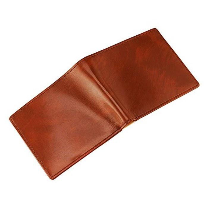 [Kipris] Two-Fold Wallet with Box Coin Case 8222(CHA) Brown W110xH96xD25mm