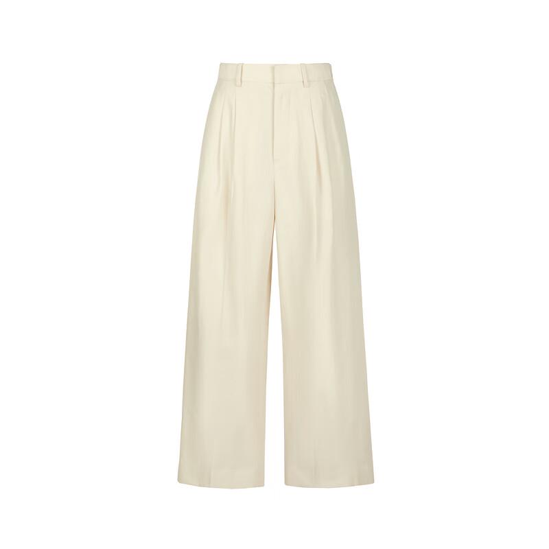 LESS 2024 Autumn High-Waist Casual Linen Blend Pants