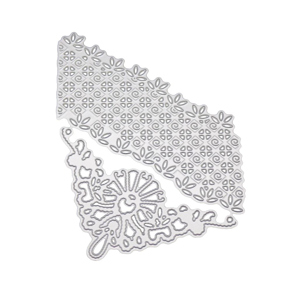 

Нерегулярный фон Цветочный декор Металлический серебристый трафарет Тиснение Вырубные штампы для скрапбукинга Бумага Альбом Изготовление открыток серебряный