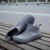 Low Ankle Summer Short Water Male Shoes Chef Kitchen Cooking Wide Toes Men's Rain Boots Waterproof and Non-slip Comfortable Gum