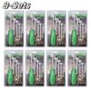 1/2/4/8Pcs Veggie Corkscrew Carver Set Replaceable Vegetable Spiral Cutter Head Digging Tool Coiled Vegetable Hole Digger Tool