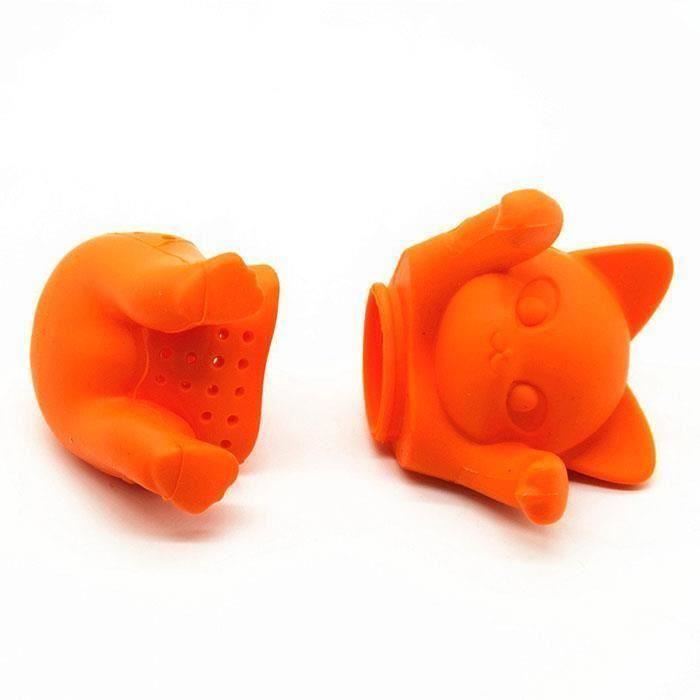 Le Chat Infuseur Infusion Thé Filtre Boule Chats Tea Cat Silicone
