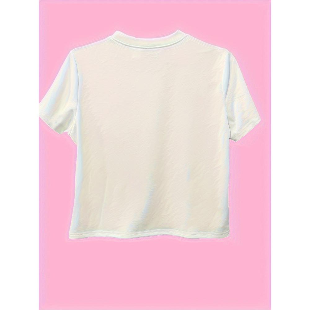 Ocean Animals Print Crew Neck T-shirt Short Sleeve Casual Top for Spring Summer Clothing Harajuku Short Sleeve Aesthetic Clothes