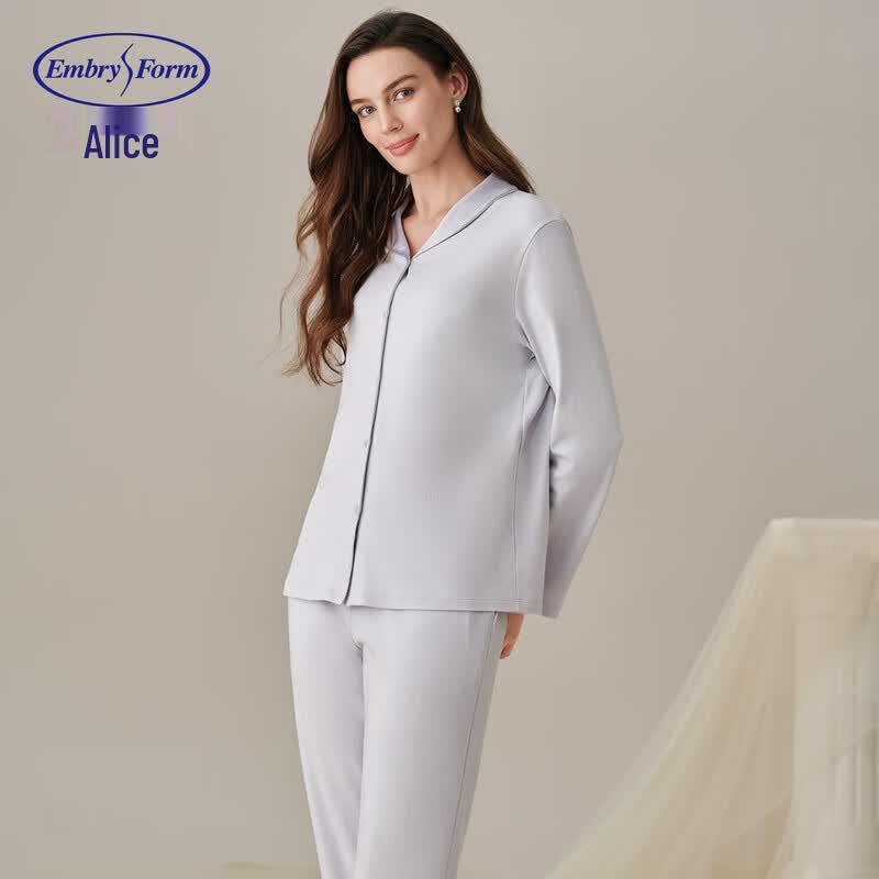 Andifen Women s Pure Cotton Pajama Set M