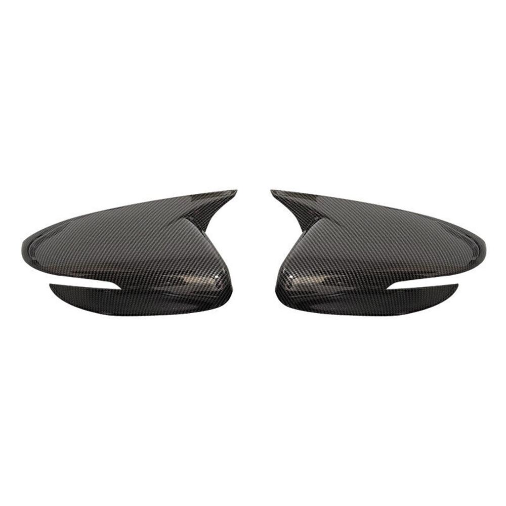 1Pair OX Horn Rearview Side Mirror Cover Trims For Kia K3 Cerato Forte 2013-2018