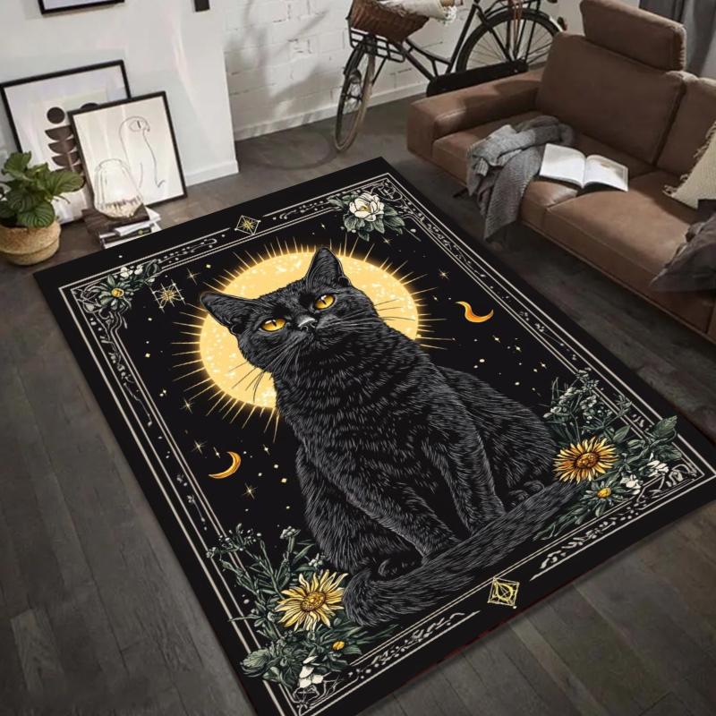 Мистический Животный Таро Коврик - Олень Пчела Сова Небесный Узор Ковер Коврик для Гостиной Домашний Декор Ковры для Гостиной 40x60cm
