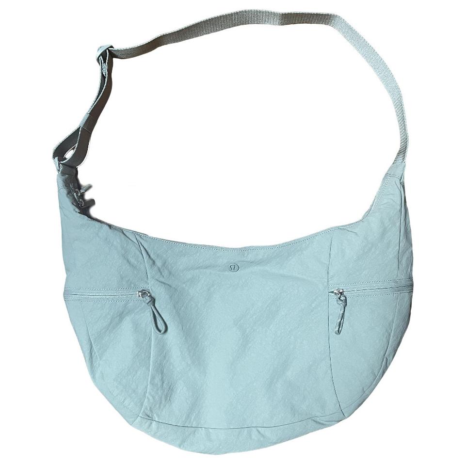 

Lululemon Large Slouchy 13L Casual Adjustable Shoulder Strap Crossbody Bag Women Bags Jade-Grey LU9CADS-JDGR Jade Lime