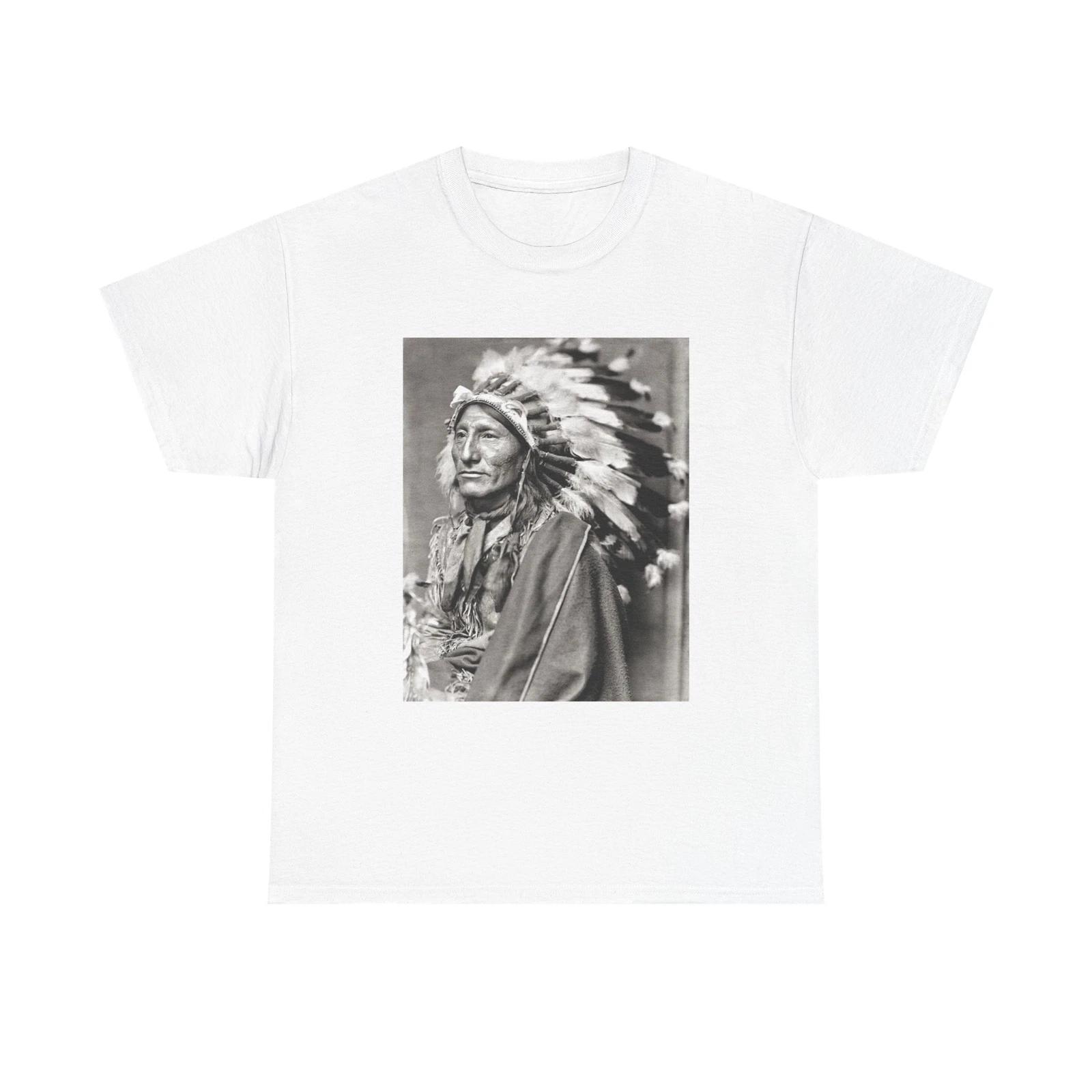 Men s and Women s T-shirts Native American Sitting Bull Indian XXL