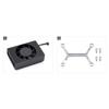 Embedded Fan Aluminum-Alloy Enclosure PWM Speed Adjustable Cooling Fan Replacement Accessory Compatible for Orin-Nano