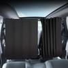 Sealed Car Isolation Curtain - Commercial Vehicle Taxi Cab Partition Protection Air-Conditioning Sunshade Privacy Curtain