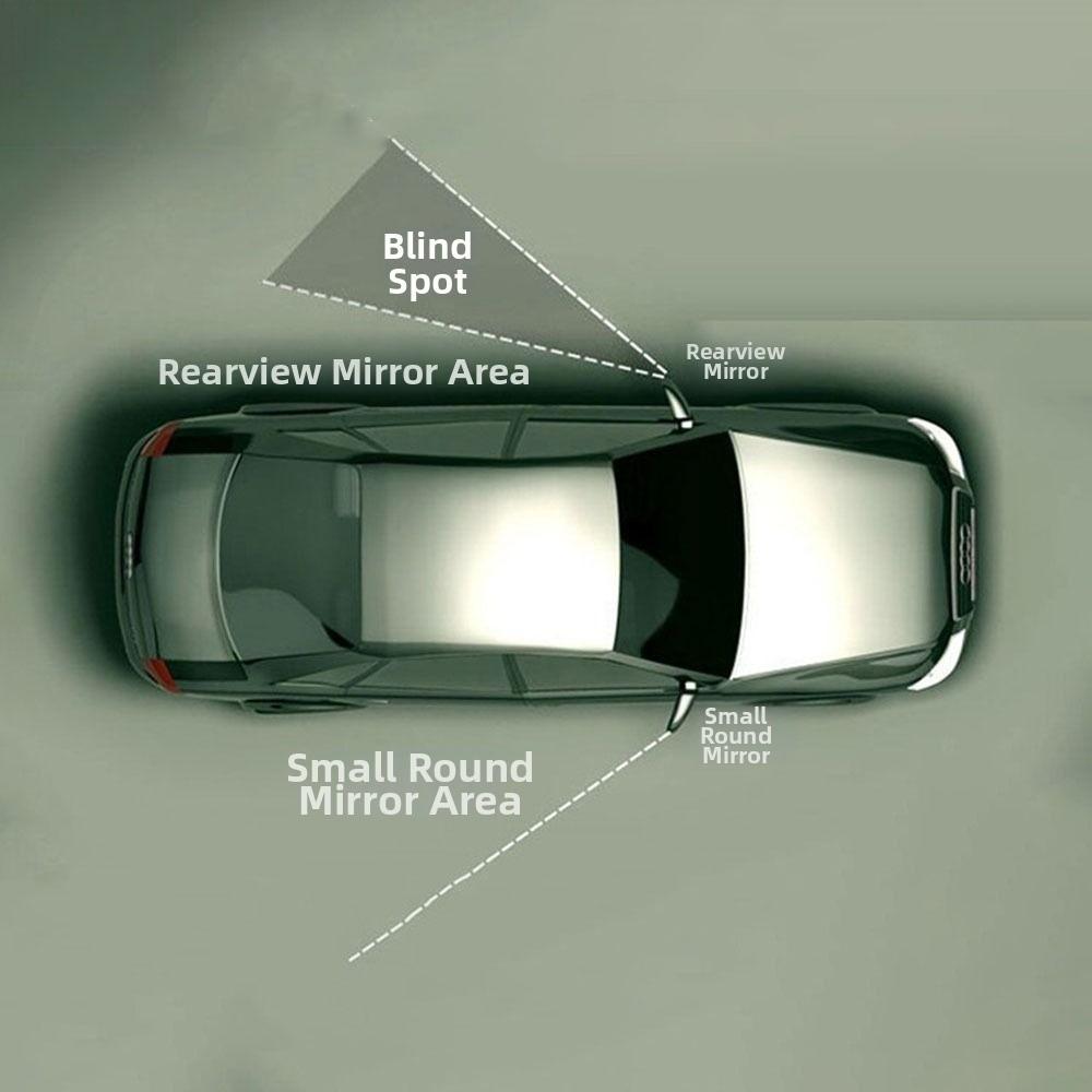 HD Convex Truck Bus Round Blind Spot Mirror Wide Angle Rear View Mirror  Auto Accessories