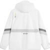 Li Ning Wade Series Color Block Letter Zipper Hooded Loose Sports Windbreaker Men Outerwear Standard-White AFDU397-4