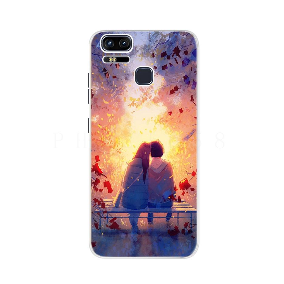 For Asus Zenfone 3 Zoom ZE553KL Case Zenfone Zoom S Z01HD Z01HDA Silicone Soft TPU Phone Back Cover Cases For Asus ZE553KL Funda