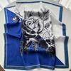 Women Square Scarf Silk Imitation Floral Print  Neckerchief Bandana Lady Shawl Scarves Wrap Head Hair Band Ties