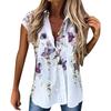 Summer Fashion Breasted Lapel Short Sleeved Shirt For Women