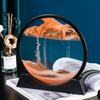 Home Decor 3D Sea Sand Landscape Relieve Stress Hourglass Sand Painting Ornaments Quicksand Art