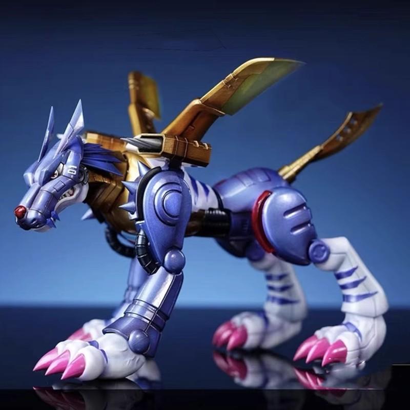 Neue Digimon Adventure Anime Figuren GK Metall Garurumon Actionfigur PVC Figur Statue Sammlermodell Puppe Spielzeug Geschenke