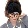 2in1 Fashion Neck Warmer Knit Hairband for Woman Camping Travel Wide Headband